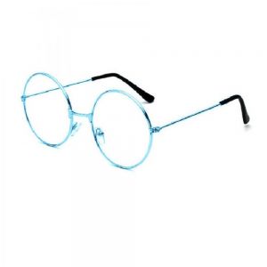 Очила с тънки сини рамки