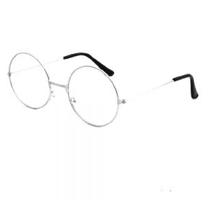 Очила с тънки бели рамки