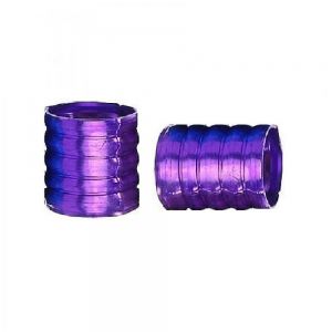 Виолетови пръстени за плитки