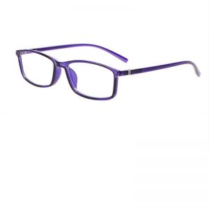 Лилаво сини очила с прозрачни стъкла