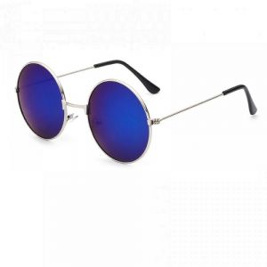Сини кръгли слънчеви очила