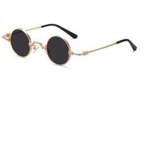 Слънчеви златни очила малки стъкла