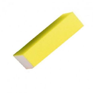 Блок за  полиране на нокти в жълто