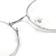 Бели рамки очила с прозрачни стъкла антирефлексни
