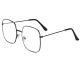 Антирефлексни очила правоъгълни стъкла сиви рамки