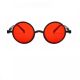 Червени кръгли очила с пружина на рамката