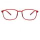 Дамски червени очила прозрачни стъкла рамки с орнаменти