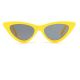 Дамски очила котешки рамки в жълто