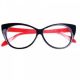 Рамки за диоптрични очила червено и черно