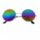 Кръгли слънчеви очила с цветовете на дъгата
