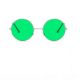 Зелени кръгли очила