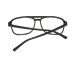 Прозрачни семпли очила черни рамки