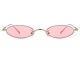 Овални светло розови очила