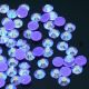 Фасетъчни кристалчета 6 милиметра в светло лилаво